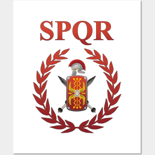 SPQR Roman Legionary Armaments Posters and Art